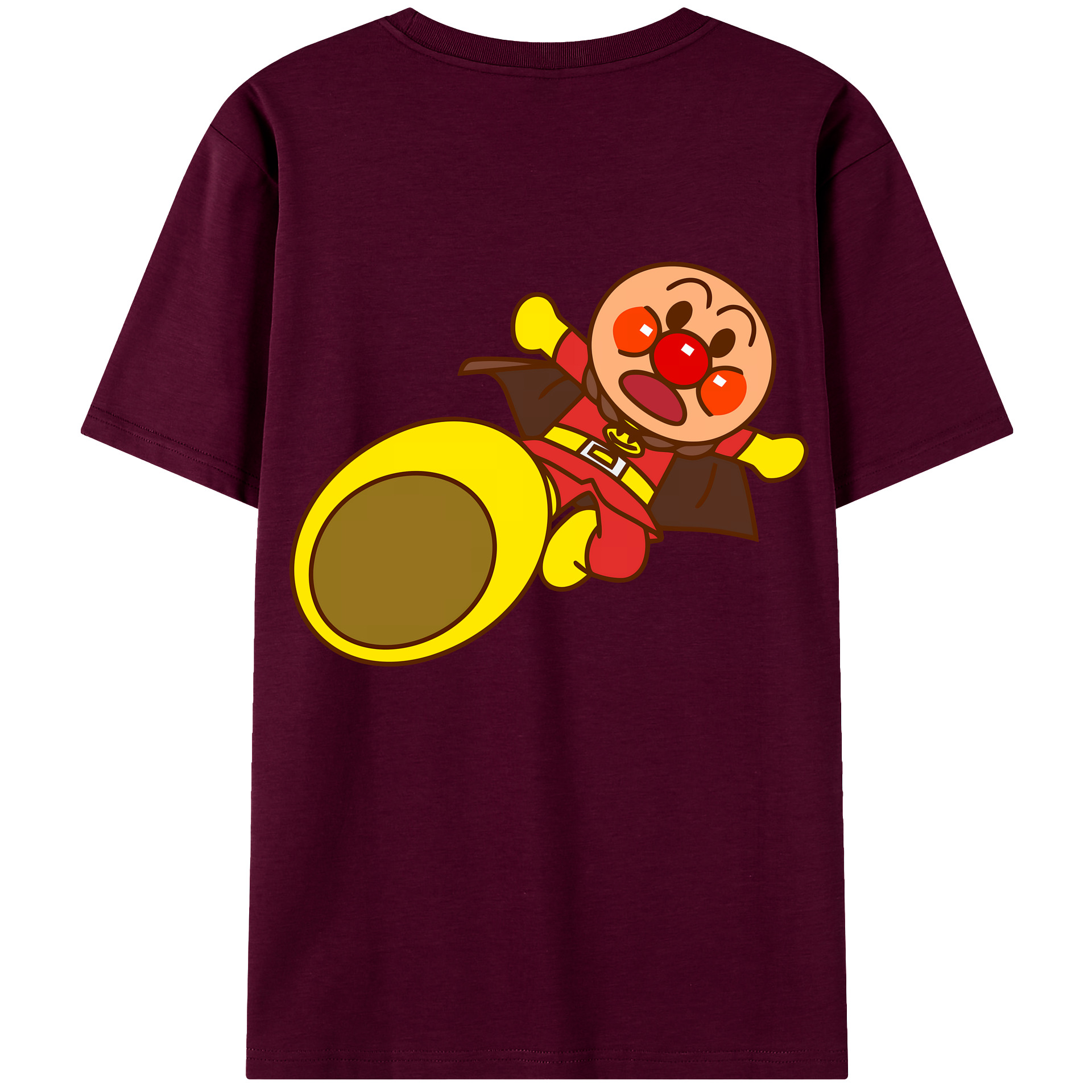 （画像用） アンパンマン Anpanman レディース半袖Tシャツ(バックプリント)